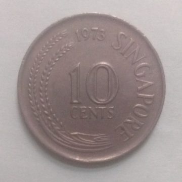 10 Cents 1973 Singapore/ Singapore (used)