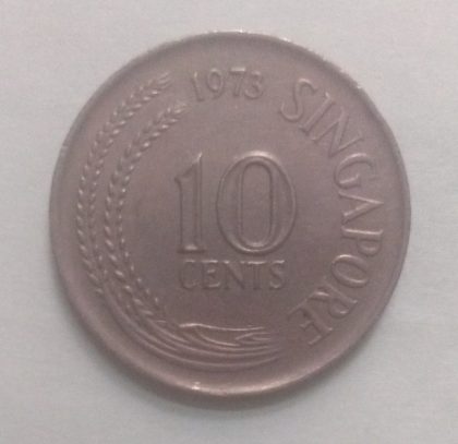 10 Cents 1973 Singapore/ Singapore (used) | Indian Postage Stamps | Indian Coins | Old Indian Currency | Rare Indian Coins | Numismatic Collection India