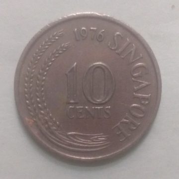 10 Cents 1976 Singapore/ Singapore (used)