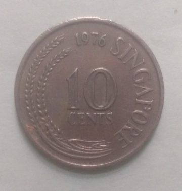 10 Cents 1976 Singapore/ Singapore (used)