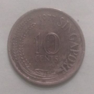 10 Cents 1977 Singapore/ Singapore (used)