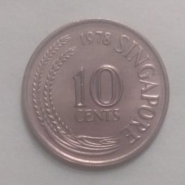 10 Cents 1978 Singapore/ Singapore (used)