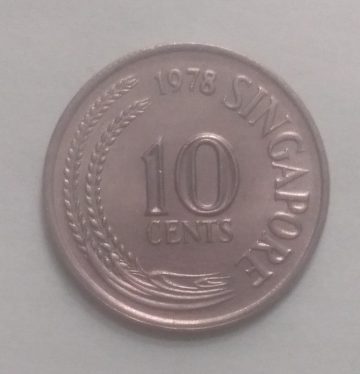 10 Cents 1978 Singapore/ Singapore (used)