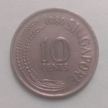 10 Cents 1980 Singapore/ Singapore (used)
