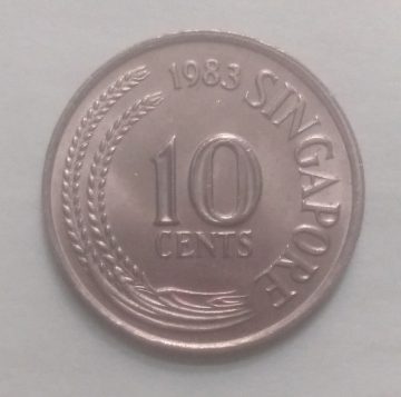 10 Cents 1983 Singapore/ Singapore (used)