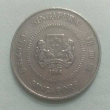 10 Cents 1986 Majulah Singapora/ Singapore (used)