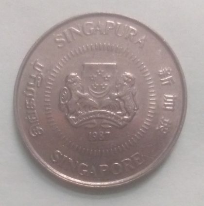 10 Cents 1987 Majulah Singapora/ Singapore (used) | Indian Postage Stamps | Indian Coins | Old Indian Currency | Rare Indian Coins | Numismatic Collection India