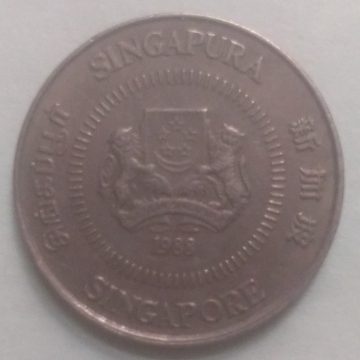 10 Cents 1988 Majulah Singapora/ Singapore (used)