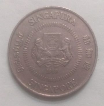 10 Cents 1989 Majulah Singapora/ Singapore (used)