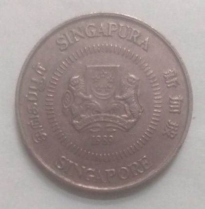 10 Cents 1989 Majulah Singapora/ Singapore (used) | Indian Postage Stamps | Indian Coins | Old Indian Currency | Rare Indian Coins | Numismatic Collection India