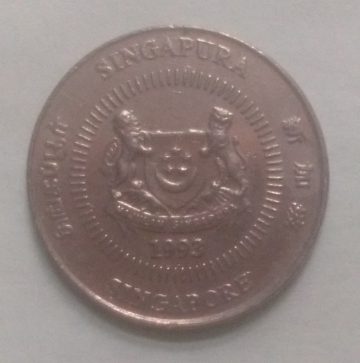 10 Cents 1993 Majulah Singapora/ Singapore (used)