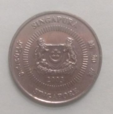 10 Cents 2003 Majulah Singapora/ Singapore (used)