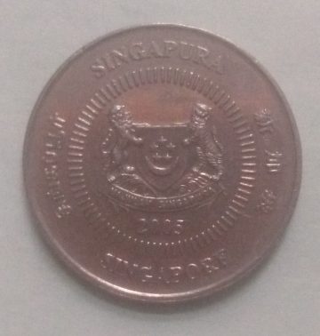 10 Cents 2005 Majulah Singapora/ Singapore (used)