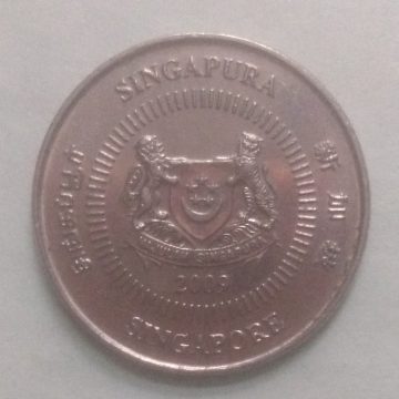 10 Cents 2009 Majulah Singapora/ Singapore (used)