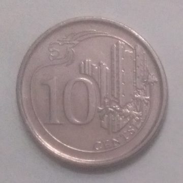10 Cents 2017 Majulah Singapora/ Singapore (unc)