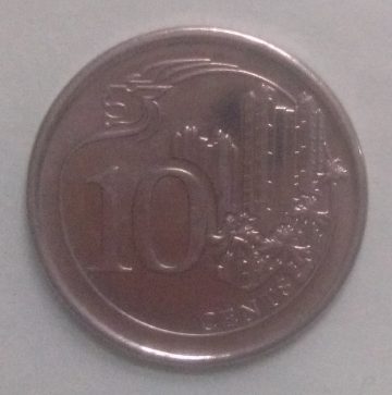 10 Cents 2018 Majulah Singapora/ Singapore (used)