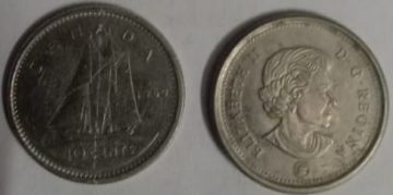 10 Cents Canada 1969 Elizabeth II D.G Regina  (used)