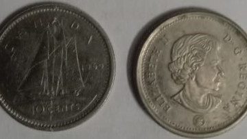 10 Cents Canada 1969 Elizabeth II D.G Regina  (used)