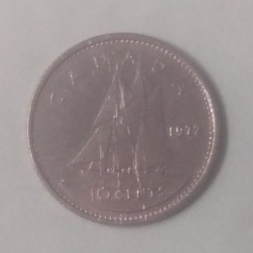 10 Cents Canada 1972 Elizabeth II D.G Regina  (used)