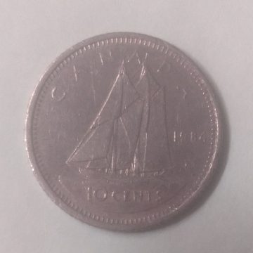 10 Cents Canada 1984 Elizabeth II D.G Regina