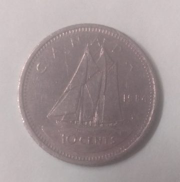 10 Cents Canada 1984 Elizabeth II D.G Regina