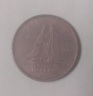 10 Cents Canada 1986 Elizabeth II D.G Regina