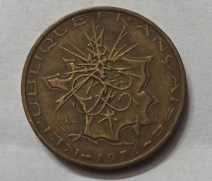 10 Francs 1976 Republique Francaise Nickel Brass (used) | Indian Postage Stamps | Indian Coins | Old Indian Currency | Rare Indian Coins | Numismatic Collection India - Image 2