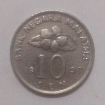 10 Sen _1997 Bank Negara Malaysia (used)