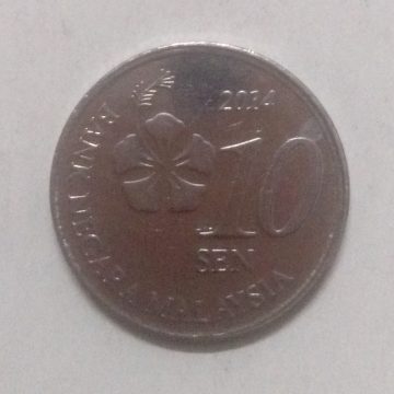 10 Sen _2014 Bank Negara Malaysia (Unc)