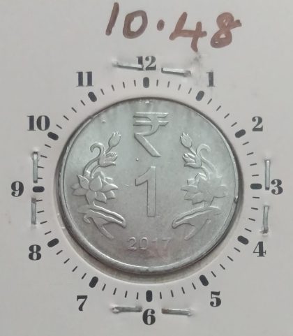 1 RUPEE 2017 CALCUTTA MINT 1.00 ROTATION -ERROR COIN UNC | Indian Postage Stamps | Indian Coins | Old Indian Currency | Rare Indian Coins | Numismatic Collection India