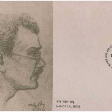 First Day Cover 05 Dec. '83 Birth Centenary of Nandalal Bose (Artist).(FDC-1983)