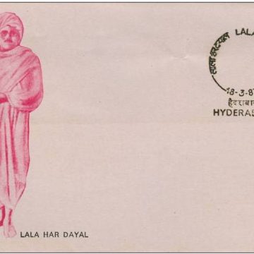 First Day Cover - 18 Mar.'87 lala har Dayal (Founder of "Gadar"Movement). (fdc-1987)