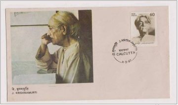First Day Cover 11 May 1987 Jamini Krishnamurti (Philosopher) (Fdc-1987)