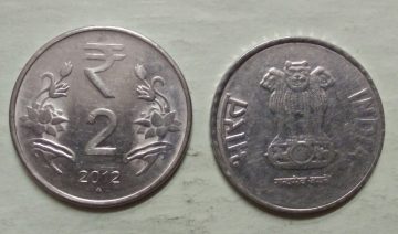 2 RUPEES (Flower)-2012_UNC_1 N0
