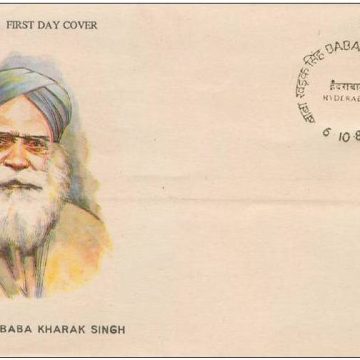 First Day Cover - 06 Oct. 88 Baba Kharak Singh (Patriot) (fdc-1988)