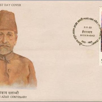 First Day Cover - 11 Nov. '88 Maulana Abul Kalam Azad Birth centnary(Freedom Fighter & Statesman). (fdc-1988)