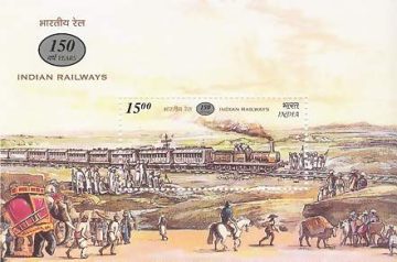 INDIAN RAILWAYS 150 YEARS - 2002 (Indian Miniature Sheets)