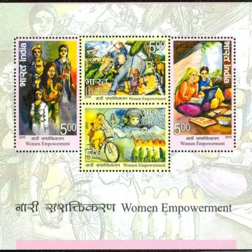 Women Empowerment - 2015 (Indian Miniature Sheets)