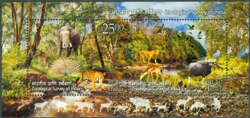 Zoological Survey of India - 2015 (Indian Miniature Sheets)