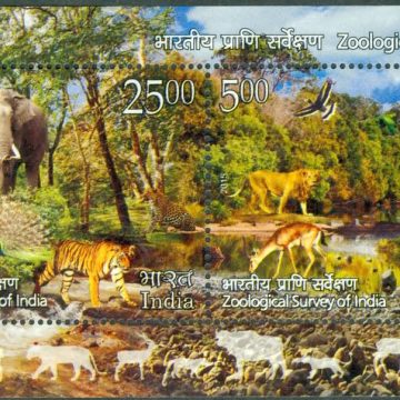 Zoological Survey of India - 2015 (Indian Miniature Sheets)