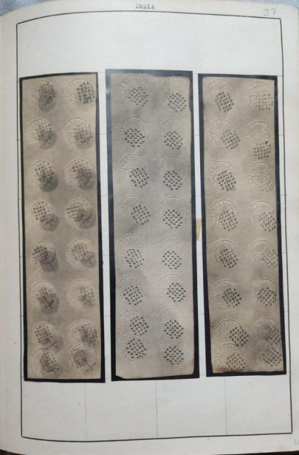 Indian 1852 Used White SCINDE Dawk Sg S1 ?2500 Rare Genuine Imitation & Collector's Pride Telebeach, to Hold This in Their Collection. (48 STAMPS) | Indian Postage Stamps | Indian Coins | Old Indian Currency | Rare Indian Coins | Numismatic Collection India