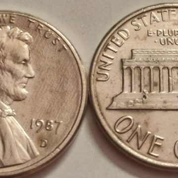 U.S.A. 1-CENT 1987 (used)