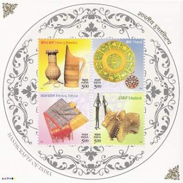 HANDICRAFTS - 2002 (Indian Miniature Sheets)
