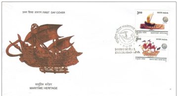 First Day Cover 05 Apr 1999 Maritime Heritage (Fdc-1999) (Spots/Hinged/Slightly Damaged/Paper Stuck)
