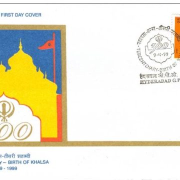 First Day Cover 09 Apr.'99 300th Anniv. of The Khalsa Panth (Sikh Order).(FDC-1999)