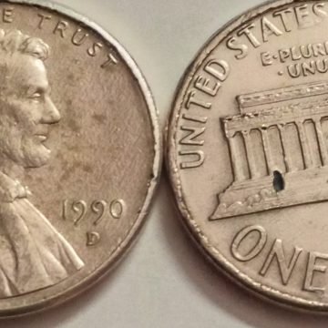 U.S.A. 1-CENT 1990 (used)