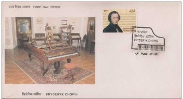 First Day Cover 03 May 2001 Fryderyk Chopin (Composer, Poland) (Fdc-2001)