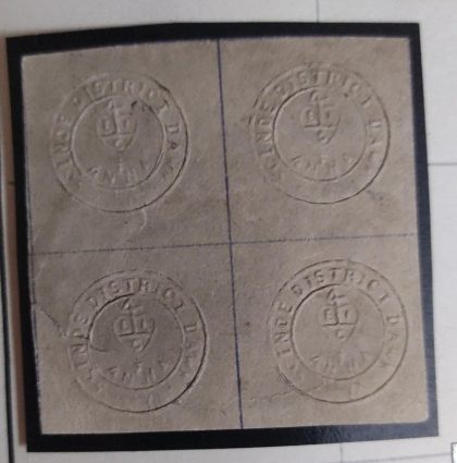 Indian 1852 MINT White SCINDE Dawk Sg S1 ?2500 Rare Genuine Imitation & Collector's Pride Telebeach, to Hold This in Their Collection MINT (BLOCK OF 4) | Indian Postage Stamps | Indian Coins | Old Indian Currency | Rare Indian Coins | Numismatic Collection India