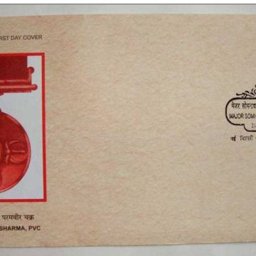 First Day Cover 31 Dec. '03 Major Somnath Sharma (First Recipient of Param Veer Chakra).(FDC-2003)