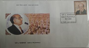 First Day Cover 16 Jan. '04 Nani Ardeshir Palkhivala (Constitutional Lawyer & Reformer).(FDC-2004)